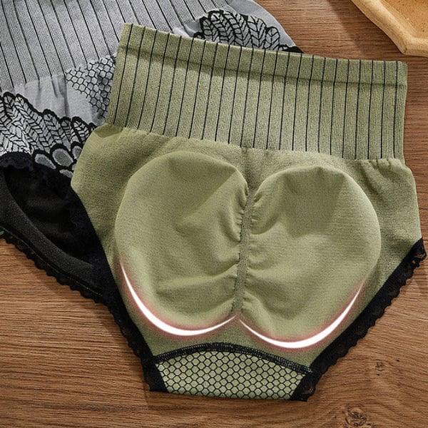 (🔥Achetez-en 1 et obtenez-en 5 gratuitement 🔥) Culotte à Taille Haute en Dentelle pour Femmes